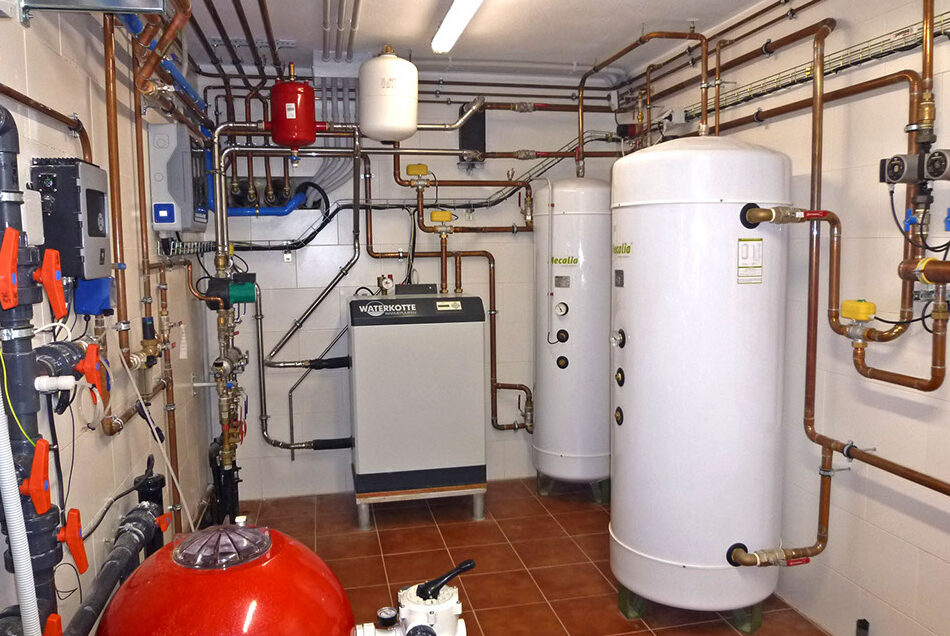 Instalación Agua Sanitaria y Calefacción  Sistema  Geotermia